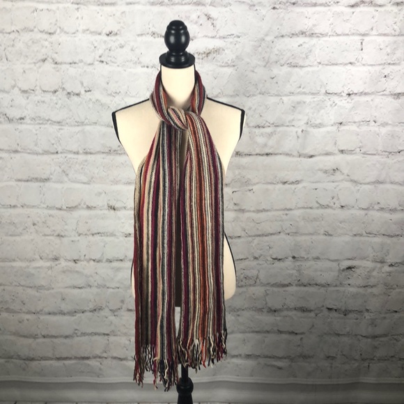 NWT Alpaca Multicolored Scarf 🧣 Sz OZ - Picture 1 of 7